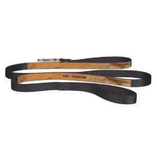 Earth Brown Abstract Customizable Dog Leash