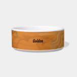 Earth Brown Abstract Liquified Ceramic Pet Bowl<br><div class="desc">Let your dog or cat enjoy eating, in a one of a kind bowl. Beautiful and unique earth brown liquified abstract ceramic bowl, fully customizable for your pet name and image. For a gift or any occasion or just for fun. Be sure that your pet gets the best of the...</div>