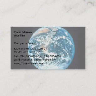 Earth Business Card