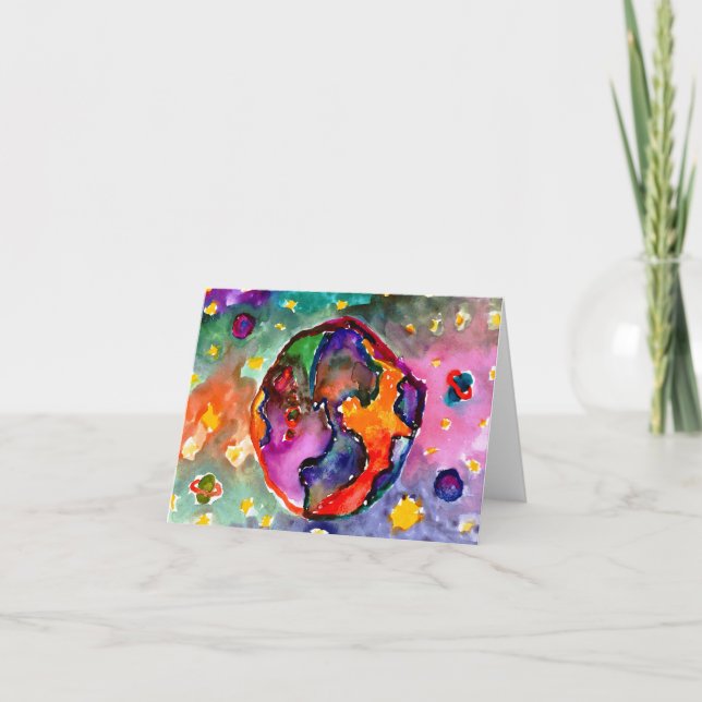 Earth by Alicia Hanson, Age 10 Card (Front)