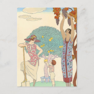 Earth by George Barbier Postcard