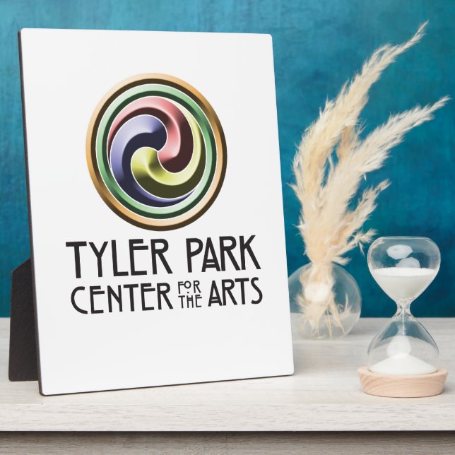 Earth Center Pottery Stand Up Announcement Board Plaque (Side)