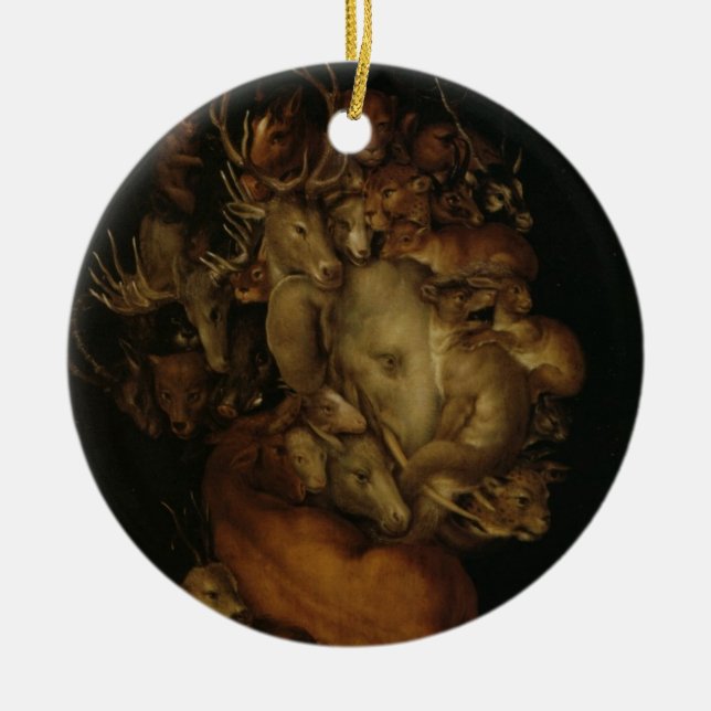 Earth Ceramic Ornament (Front)