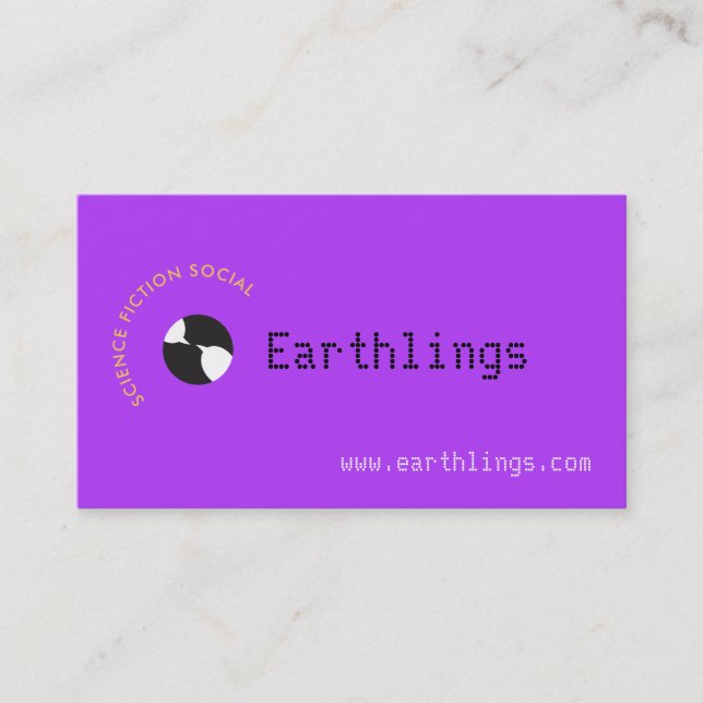 Earth Chat Business Card (Front)