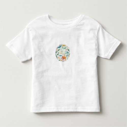 Earth chearleader toddler t_shirt