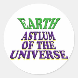 EARTH CLASSIC ROUND STICKER