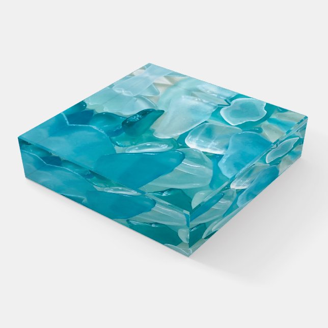 Earth Color Series_SEA GLASS Paperweight (Angled)