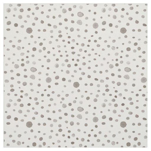 Earth Confetti Watercolor Dots Fabric