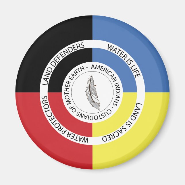 Earth Custodian Magnet (Round) (Front)