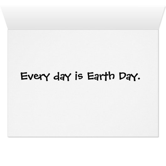 Earth Day (Inside Horizontal (Bottom))