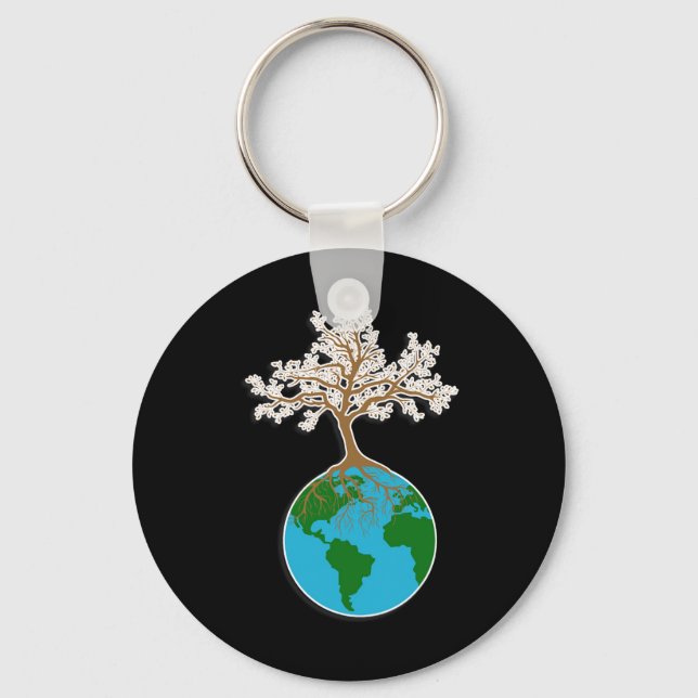 Earth Day 1  Keychain (Front)