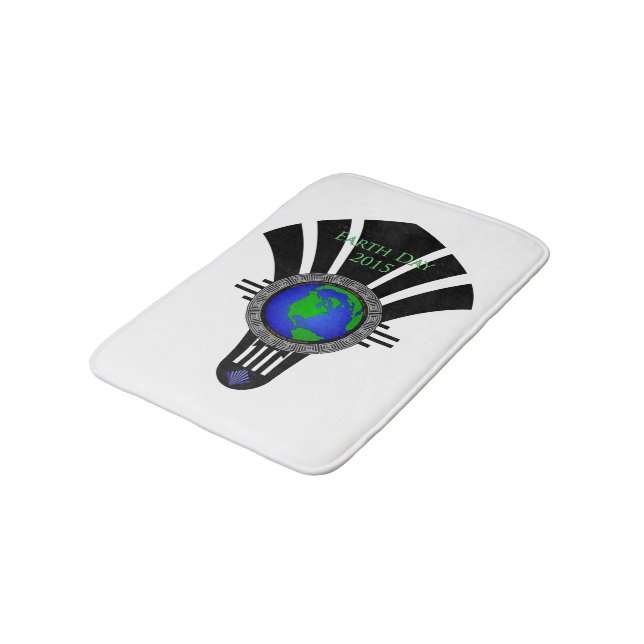 Earth Day 2015 Fan Blade Bath Mat (Angled)
