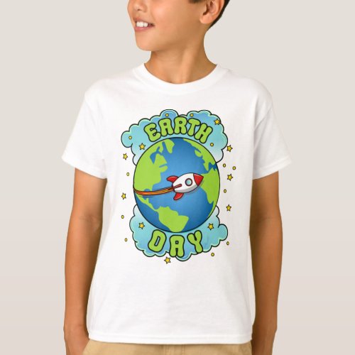 Earth Day 2019 Kids Boys Girls Teachers100 T_Shirt