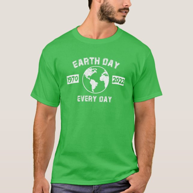 Earth Day 2022 52Nd Anniversary 1970-2022 22 April T-Shirt (Front)