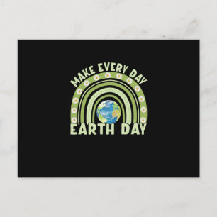 Earth Day 2022 Make Every Day Earth Day Announcement Postcard
