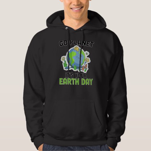 Earth Day 2022 Restore Earth Nature Planet Cute Ea Hoodie