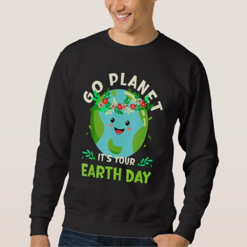 Earth Day 2022 Restore Earth Nature Planetcute Ear Sweatshirt