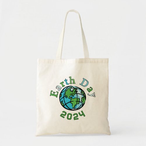 Earth Day 2024 Canvas Tote Bag