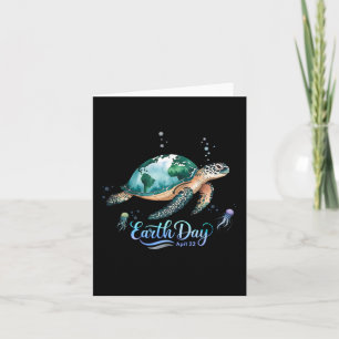 Earth Day 2025 Restore Earth Sea Turtle For Kids M Card
