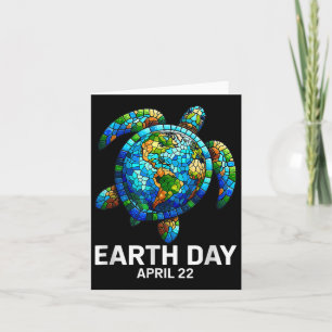 Earth Day 2025 Restore Earth Sea Turtle Save The P Card