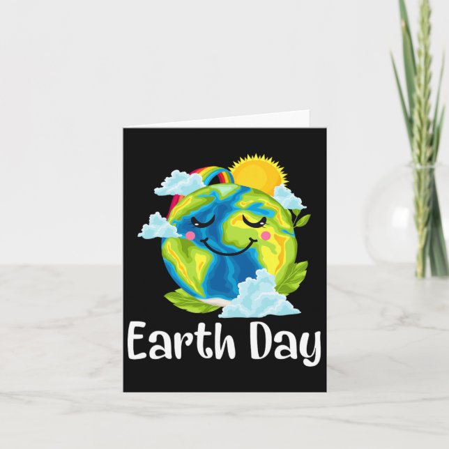 Earth Day 2025 Restore Recycle Recycling Save The  Card (Front)