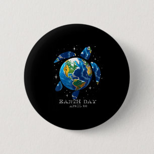 Earth Day 2025 Save Earth Sea Turtle Art Save The Button