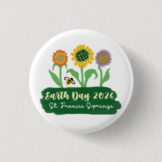 Earth Day 2026 Button