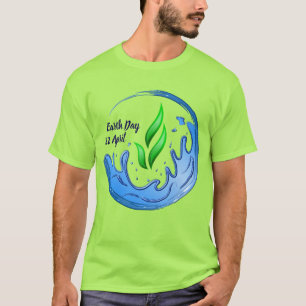 Earth Day 2026 Our Power Our Planet Crest T-Shirt