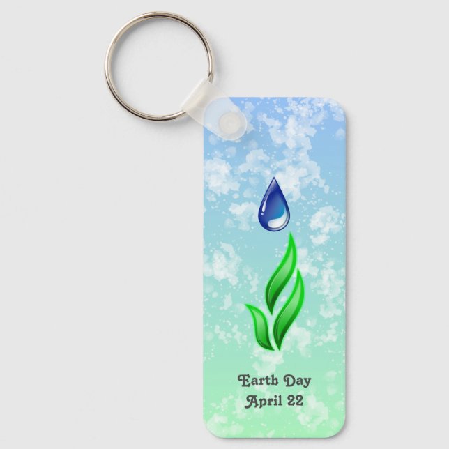Earth Day 2026 Our Power Our Planet Keychain (Front)