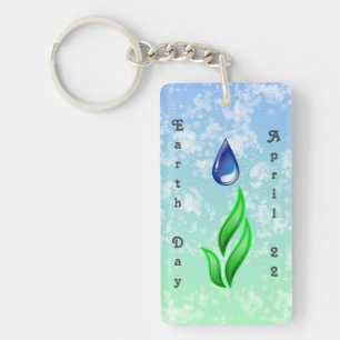 Earth Day 2026 Our Power Our Planet Keychain