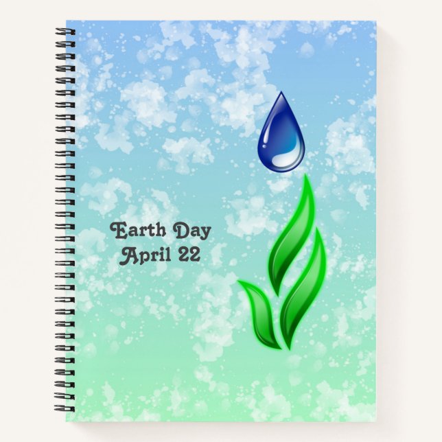 Earth Day 2026 Our Power Our Planet Notebook (Front)