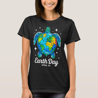 Earth day 2026 restore earth sea earth day turtle T-Shirt