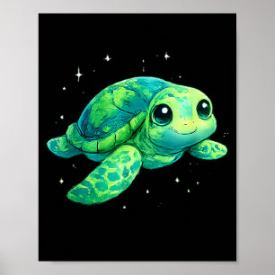 Earth day 2026 sea turtle art poster