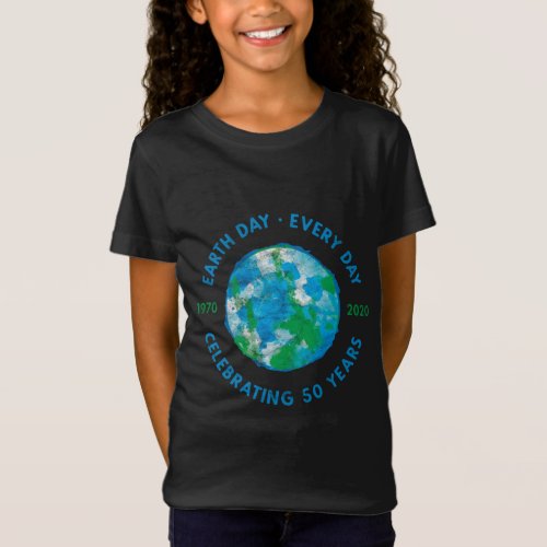 Earth Day 50th Anniversary Earth Day Every Day Log T_Shirt