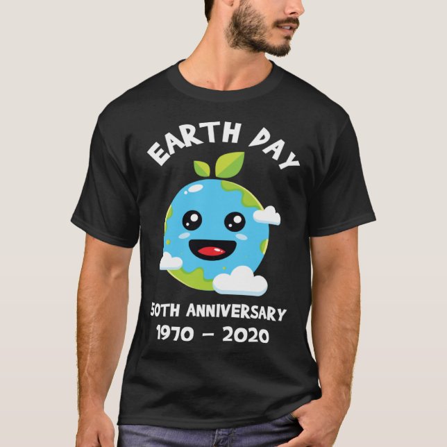 Earth Day 50th Anniversary  Protect The Earth T-Shirt (Front)