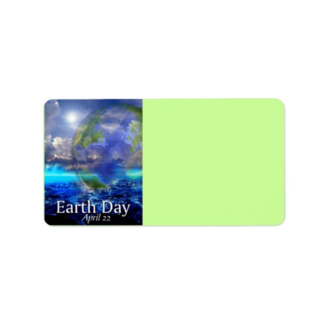 Earth Day Address Label (Front)