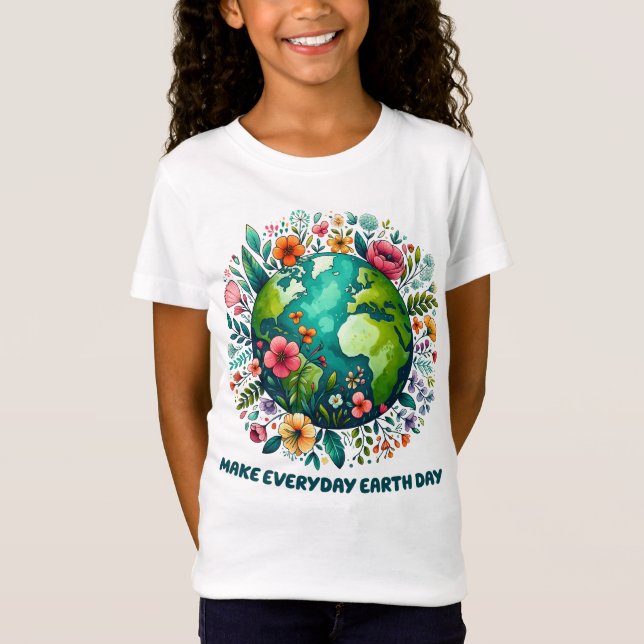 Earth Day April 22 Be Kind To Planet Earth T-Shirt (Front)