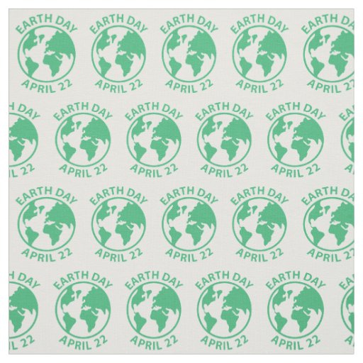 Earth Day, April 22 Fabric