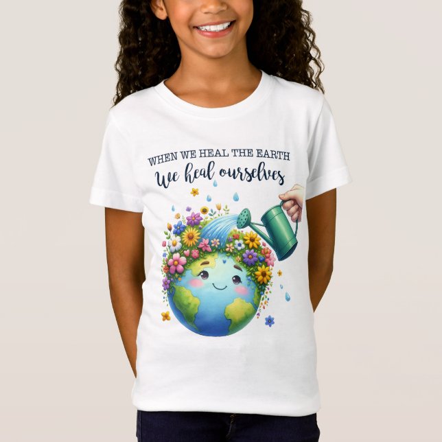 Earth Day April 22 Recycle Save The Environment T-Shirt (Front)