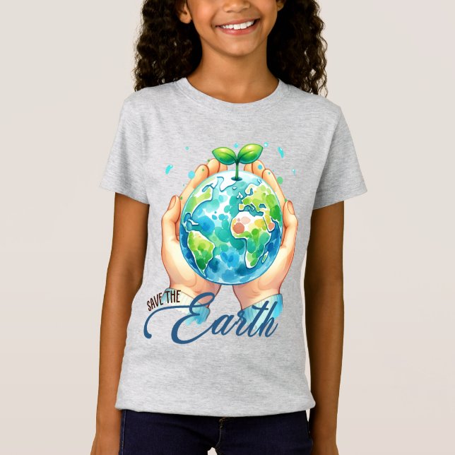 Earth Day April 22 Recycle Save The Environment T-Shirt (Front)