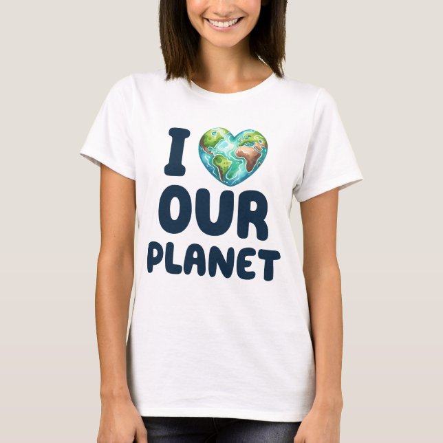 Earth Day April 22 Recycle Save The Environment T-Shirt (Front)