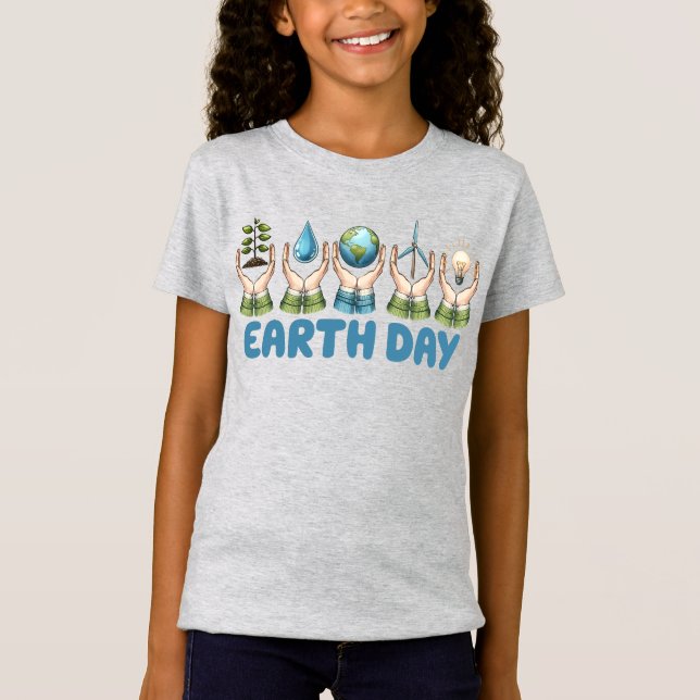Earth Day April 22 Recycle Save The Environment T-Shirt (Front)