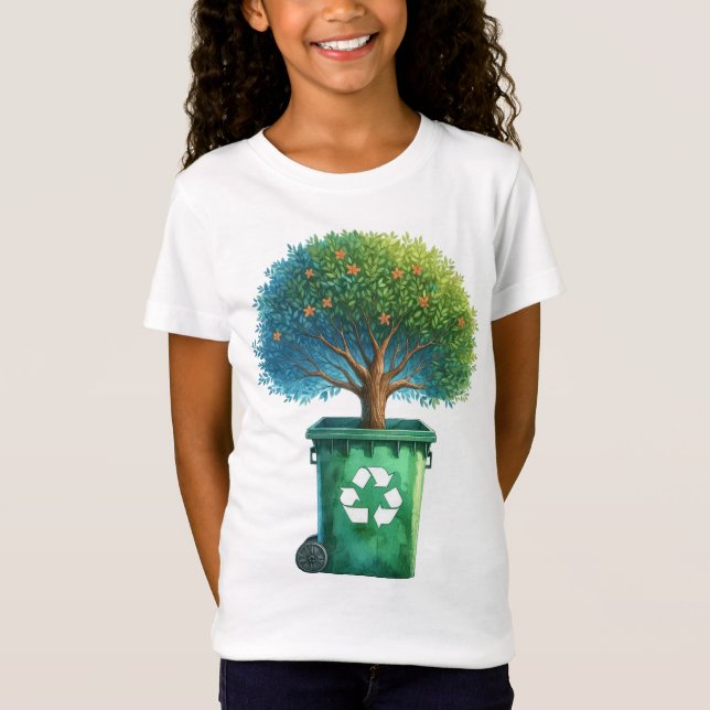 Earth Day April 22 Recycle Save The Environment T-Shirt (Front)