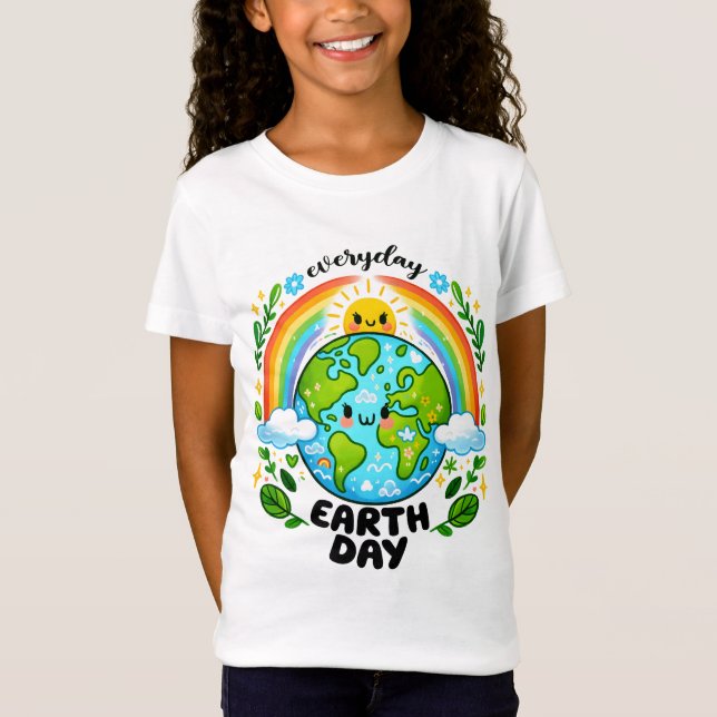 Earth Day April 22 Recycle Save The Environment T-Shirt (Front)