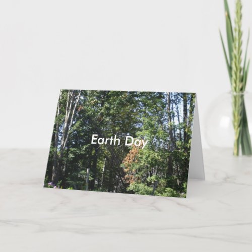 Earth Day_Autumn Trees Card