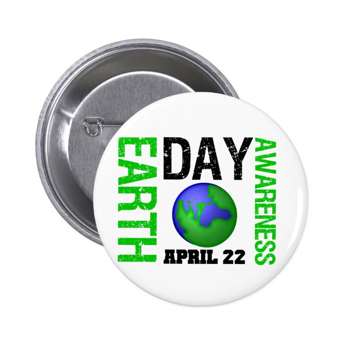 Earth Day Awareness Pins