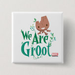Earth Day Baby Groot Button