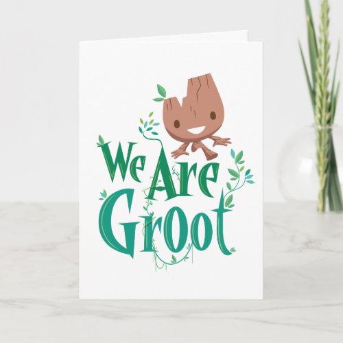 Earth Day Baby Groot Card