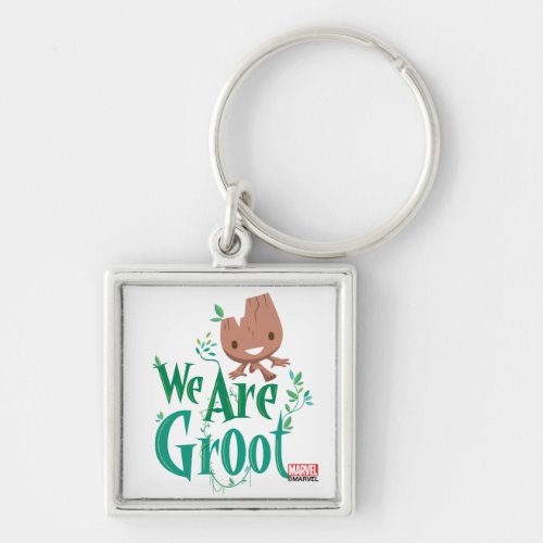 Earth Day Baby Groot Keychain