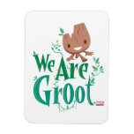 Earth Day Baby Groot Magnet